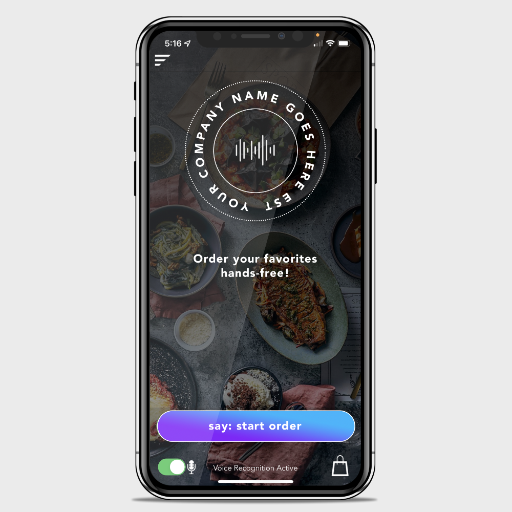 Branded Voice Ordering App